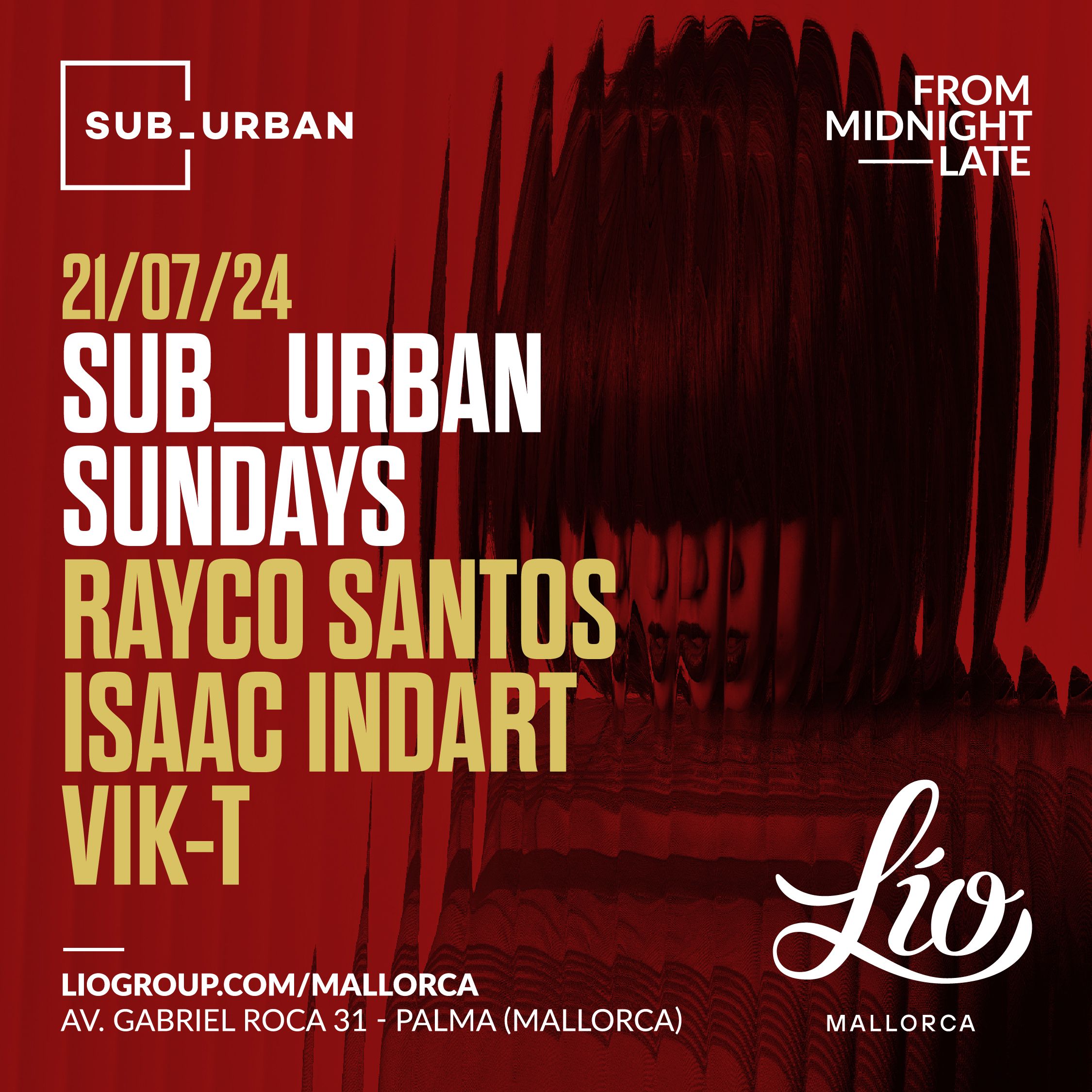 Sub_Urban event July 21 at Lío Mallorca