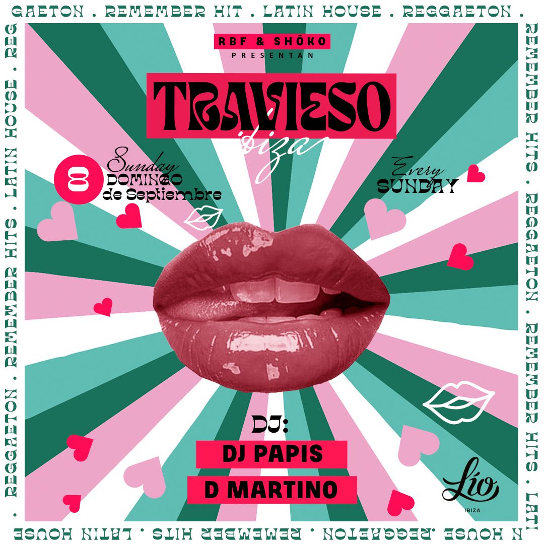 Travieso event September 8 at Lío Ibiza