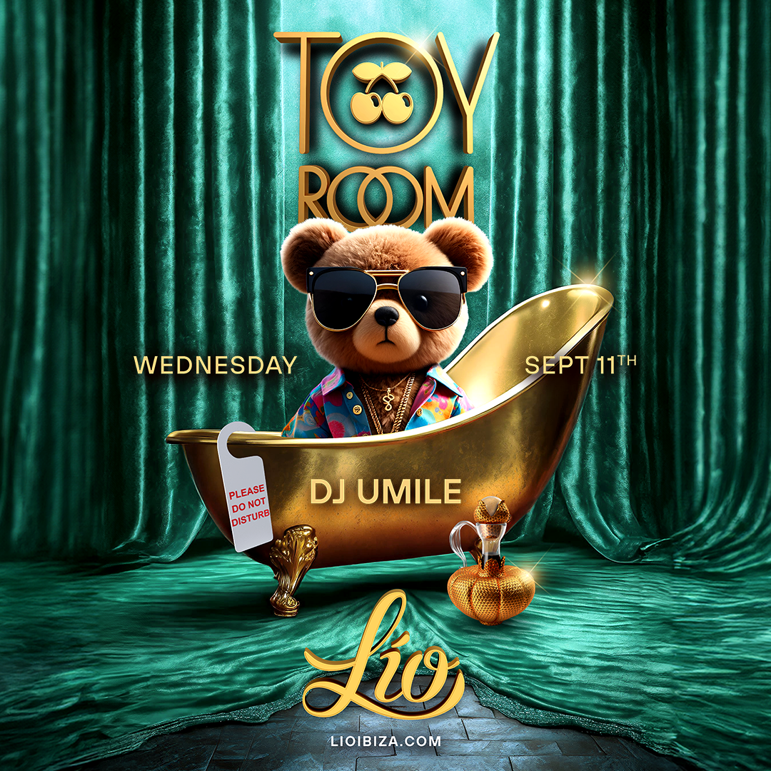 Toy Room event September 11 at Lío Ibiza