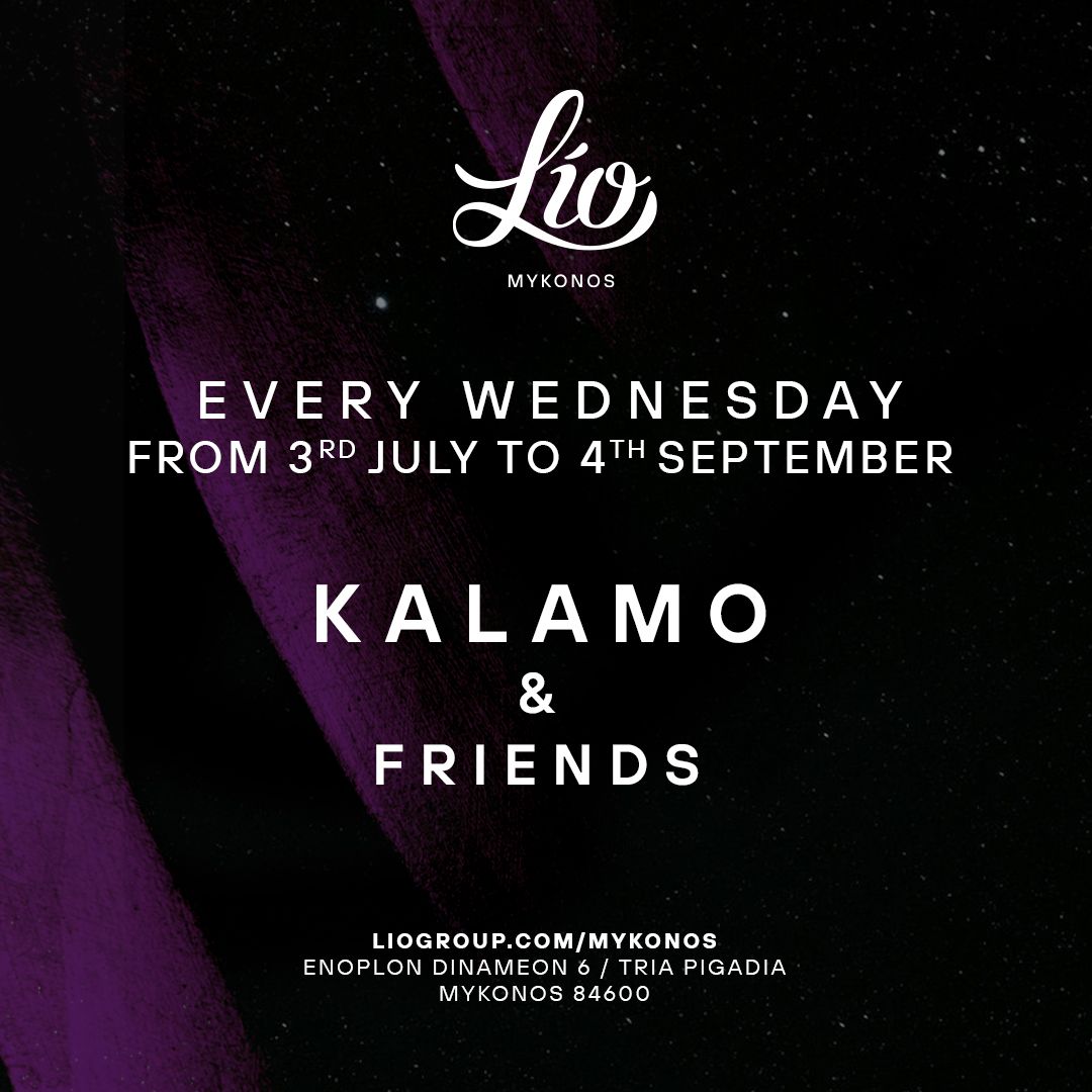 Kalamo & Friends event at Lío Mykonos